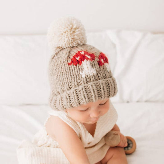 Pebble Mushroom Beanie | Huggalugs