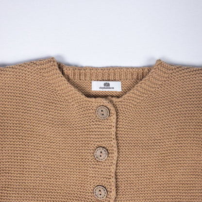 Mustard Powder Knit Jacket | Elephant Mom