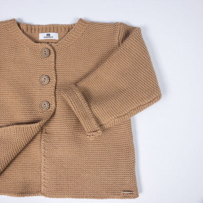 Mustard Powder Knit Jacket | Elephant Mom