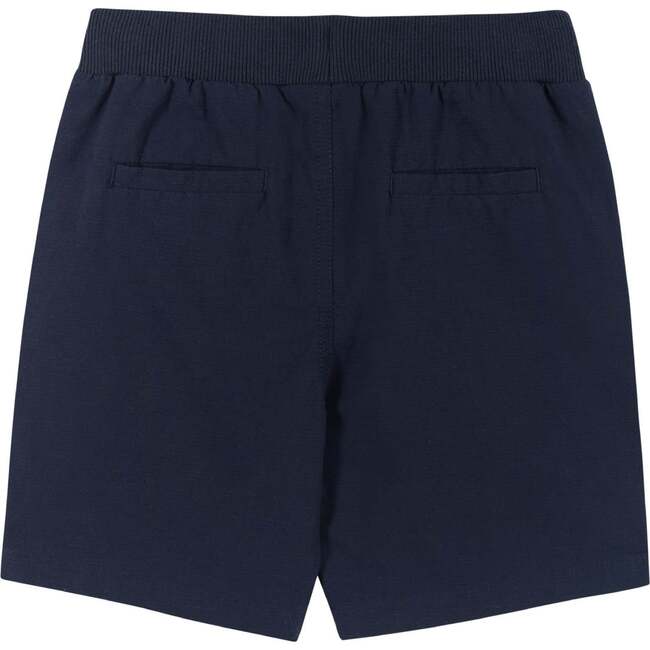 Navy Twill Stretch Shorts | Andy & Evan