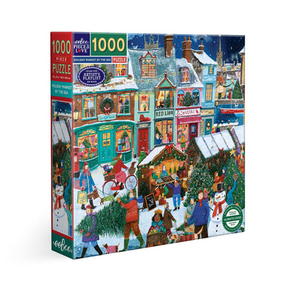 Holiday Market By the Sea Puzzle (1000pc) | Eeboo