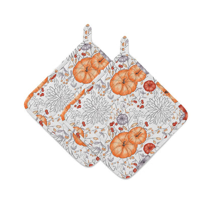 October Pot Holder Set | Mahogany