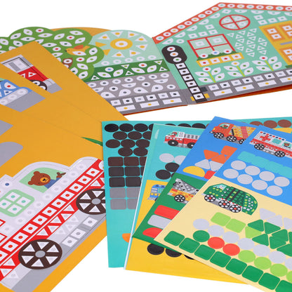 On The Move: Mosaic Sticker Activity | Petit Collage