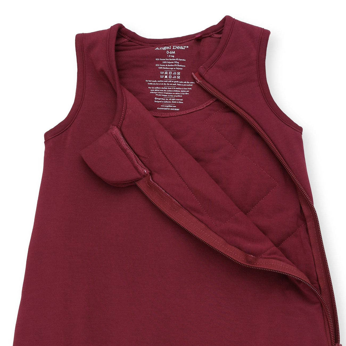 Solid Oxblood Red Sleep Bag | Angel Dear