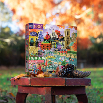 Paris in Autumn Puzzle (1000pc) | Eeboo