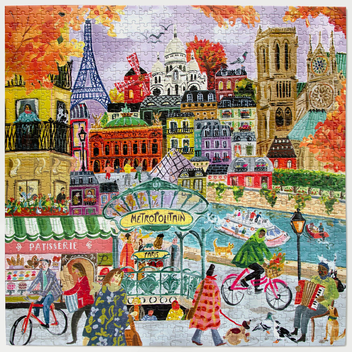 Paris in Autumn Puzzle (1000pc) | Eeboo