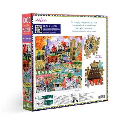 Paris in Autumn Puzzle (1000pc) | Eeboo