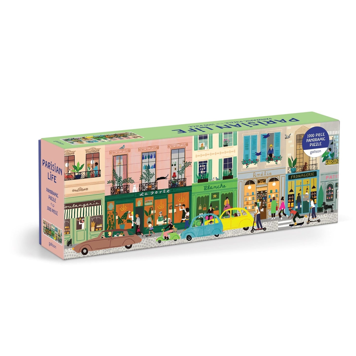 Parisian Life Panoramic 1000 pc Puzzle | Galison