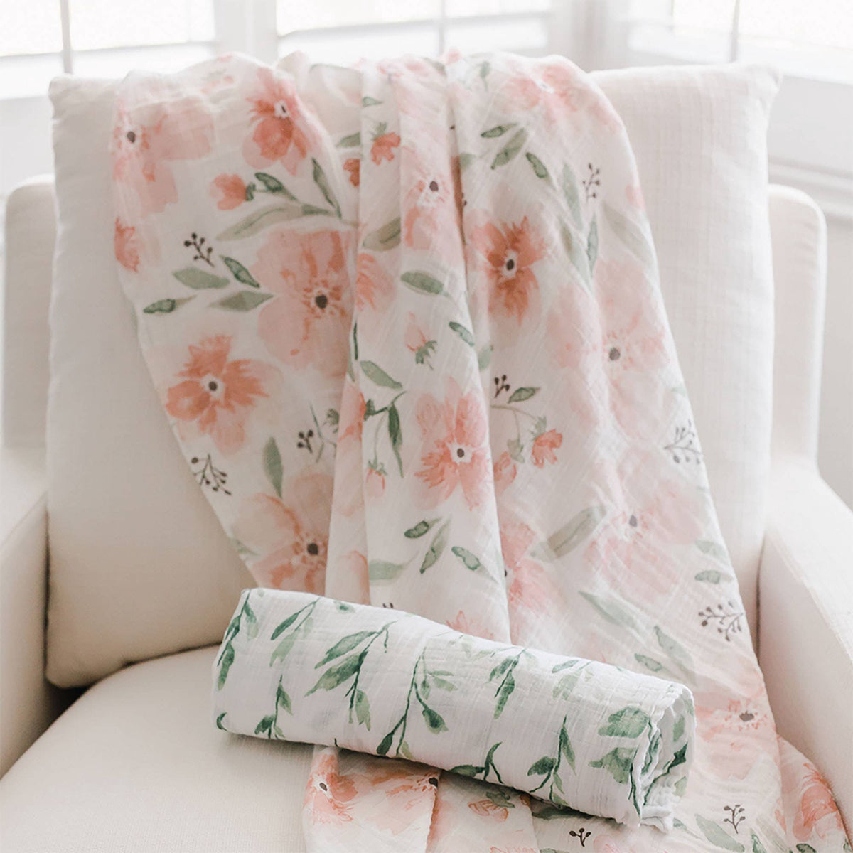 Parker 2-Pc. Swaddle Wraps | Crane Baby