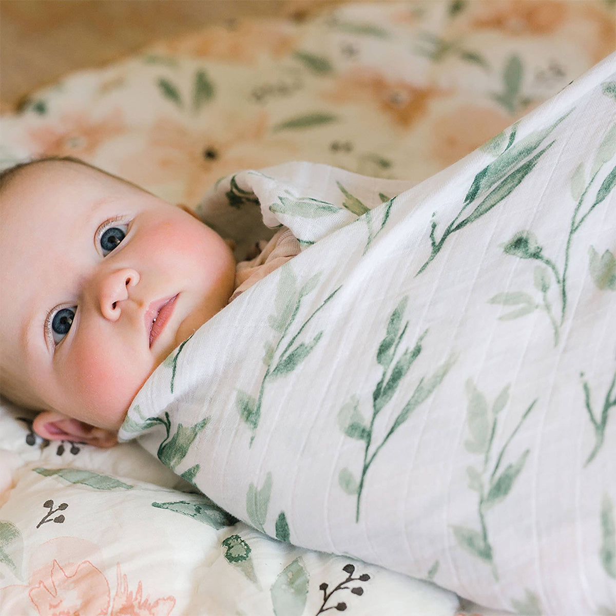 Parker 2-Pc. Swaddle Wraps | Crane Baby