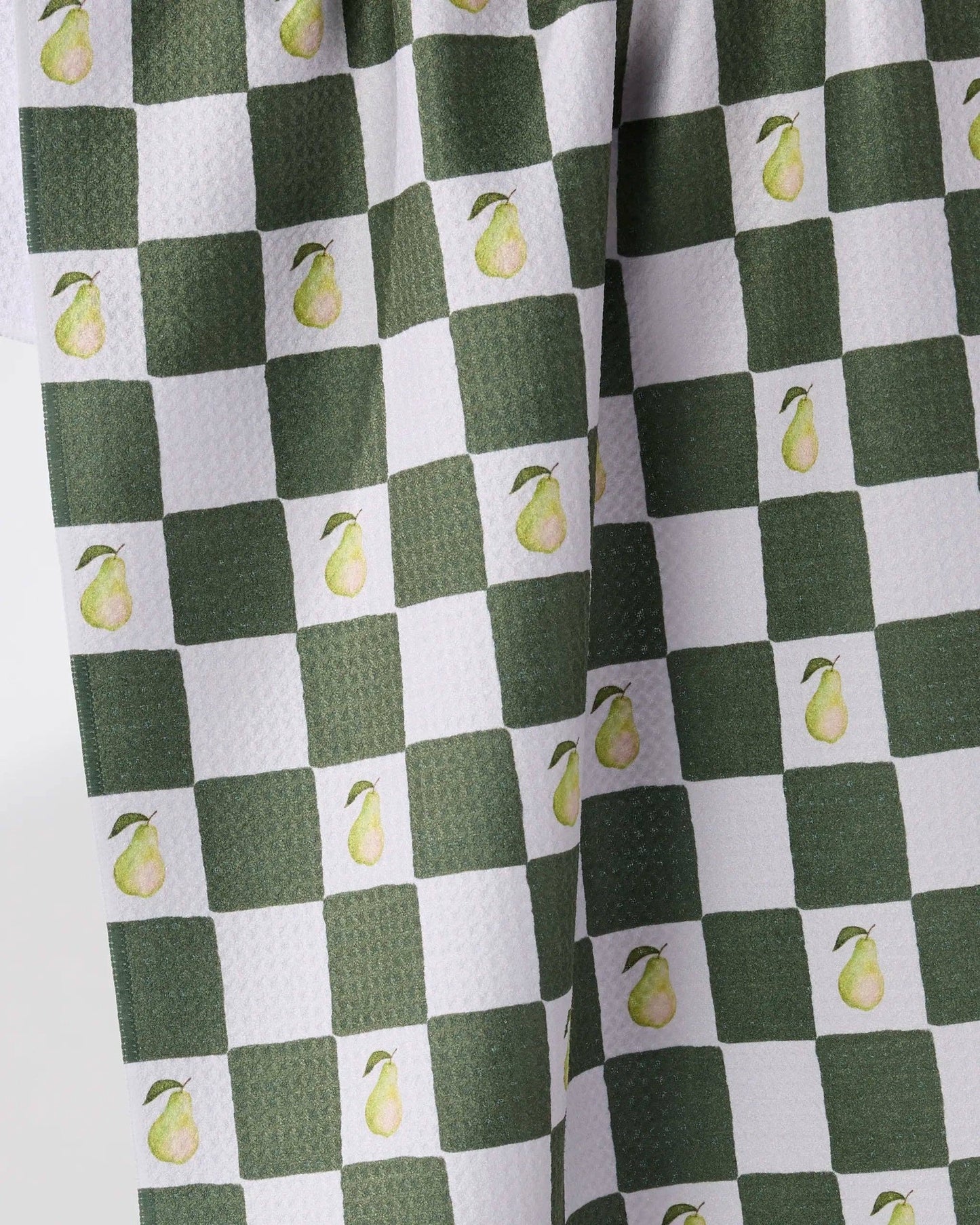 Pear Checker Tea Towel | Geometry