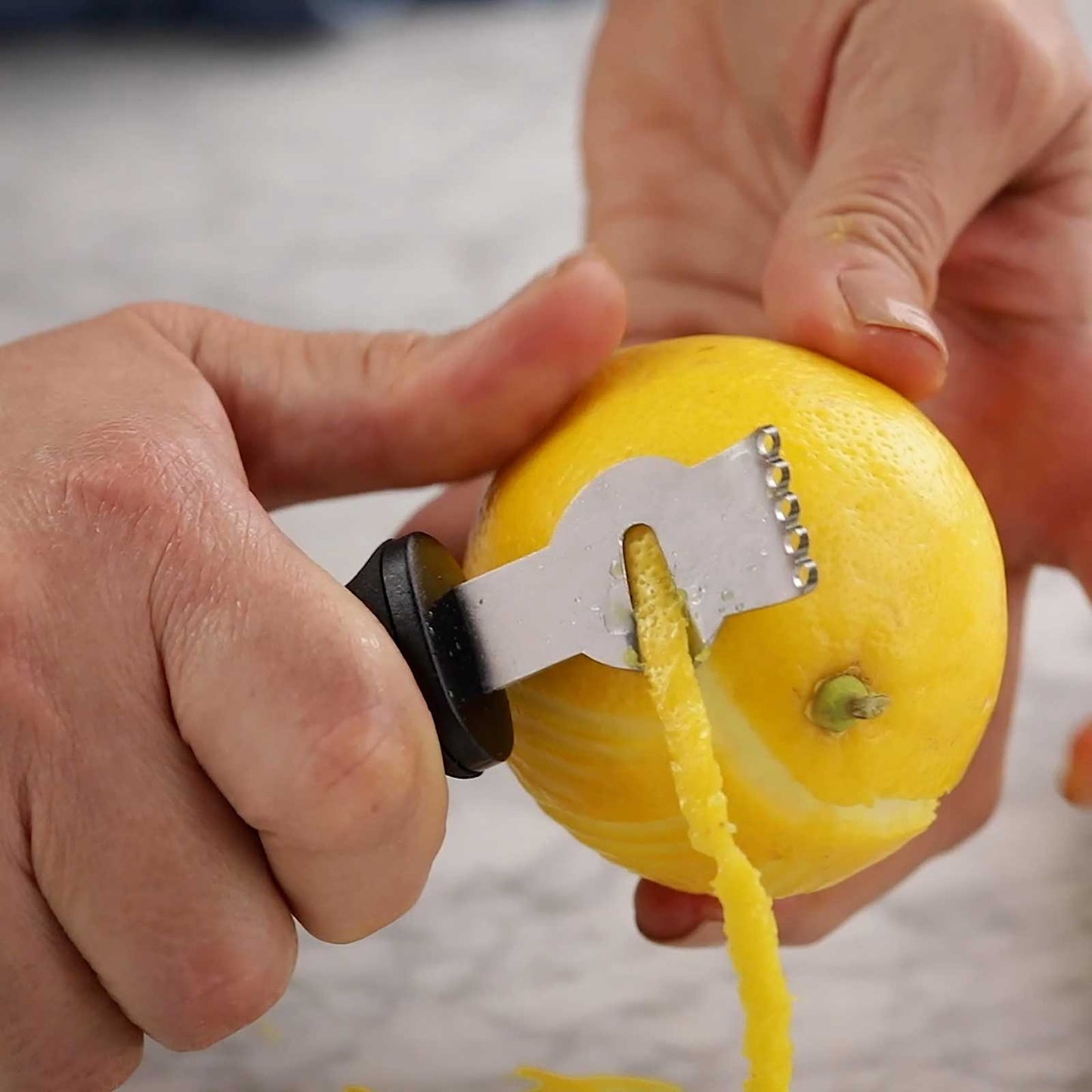 PerfectGrip Lemon Zester & Peeler | TableCraft