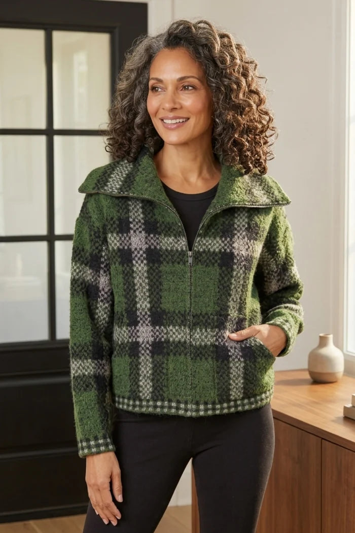The Plaid Zip Jacket | Habitat Clothing
