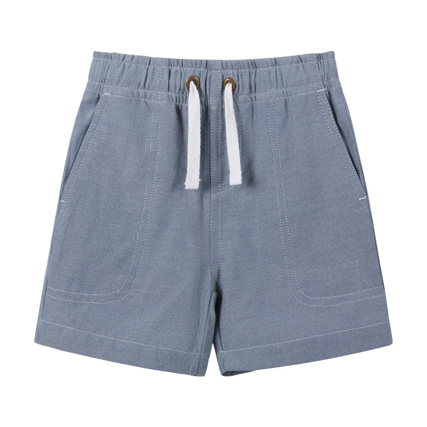 Blue Stripe Pique Polo Set | Andy & Evan