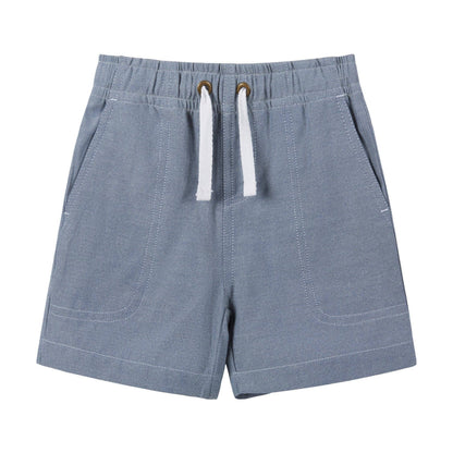Blue Stripe Pique Polo Set | Andy & Evan