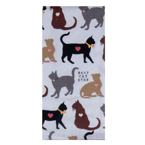 Best Cat Ever Terry Towel | Kay Dee Designs
