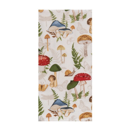 Botanical Mushroom Terry Towel | Kay Dee Designs