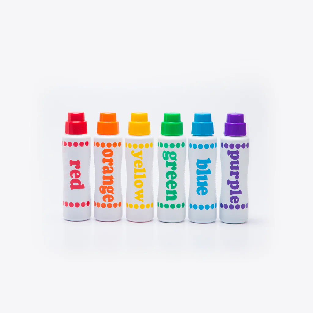 6 Pack Rainbow Dot Markers | Do·A·Dot Art