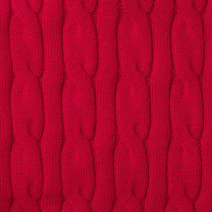 Red Cable Front Sweater | Hope & Henry