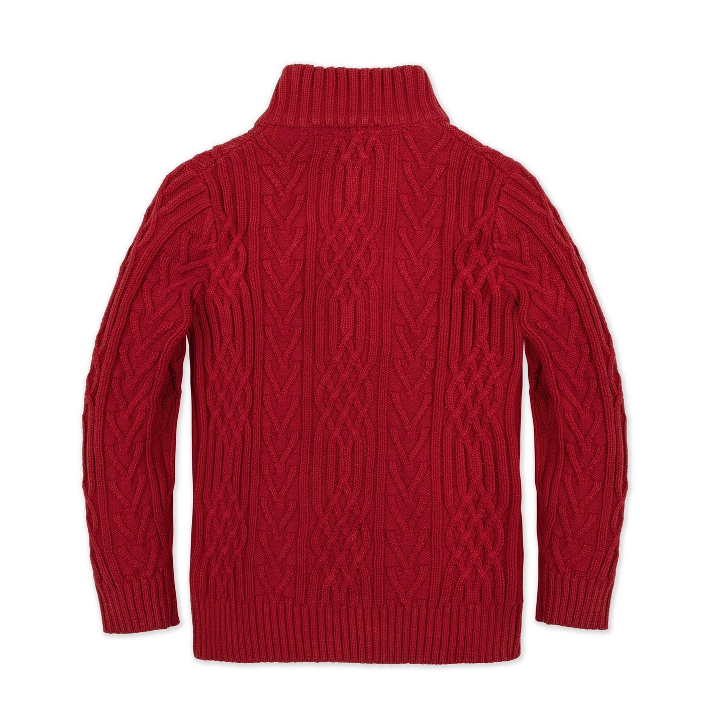 Organic Mock Neck Cable Sweater | Hope & Henry