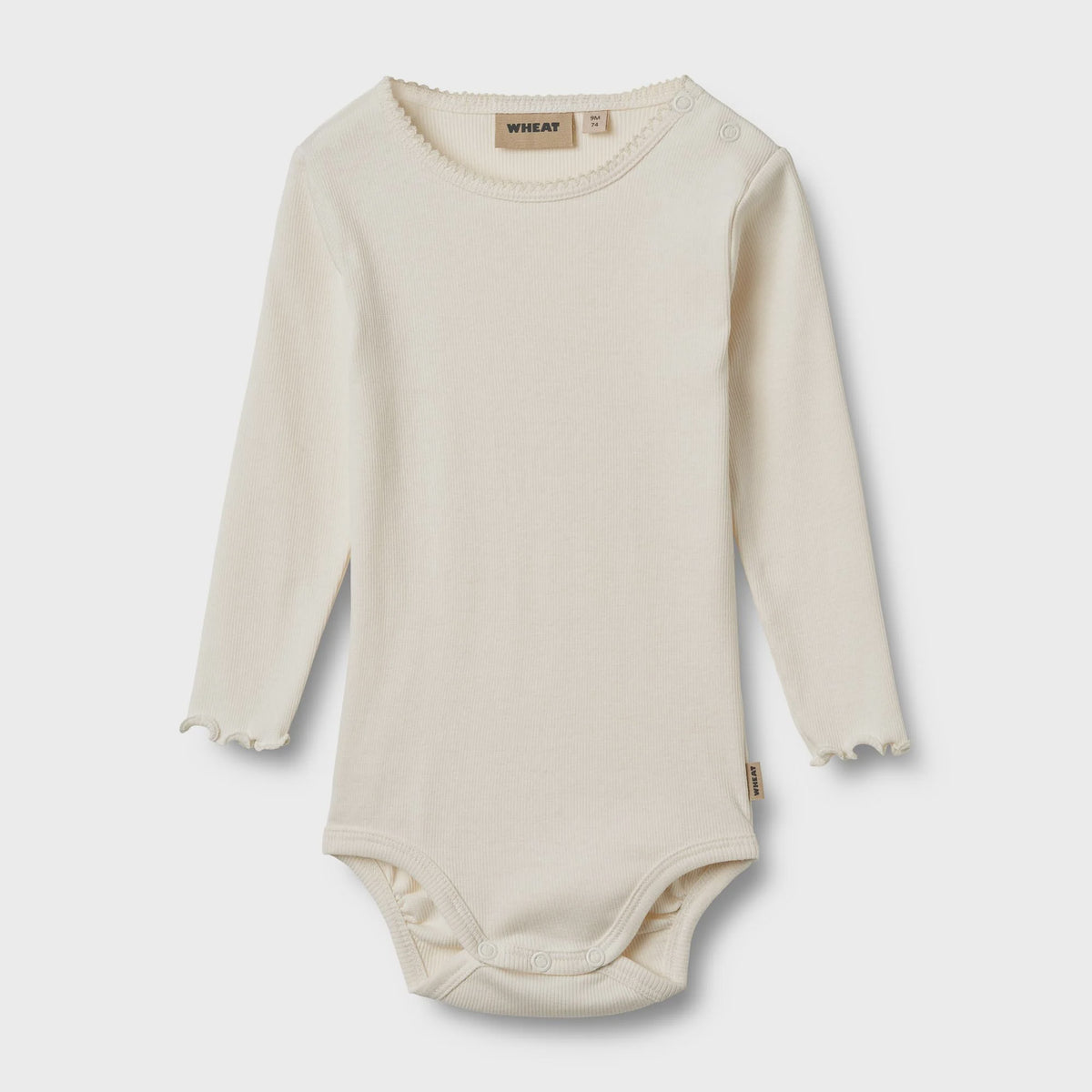 Regitze Ivory Bodysuit | Wheat