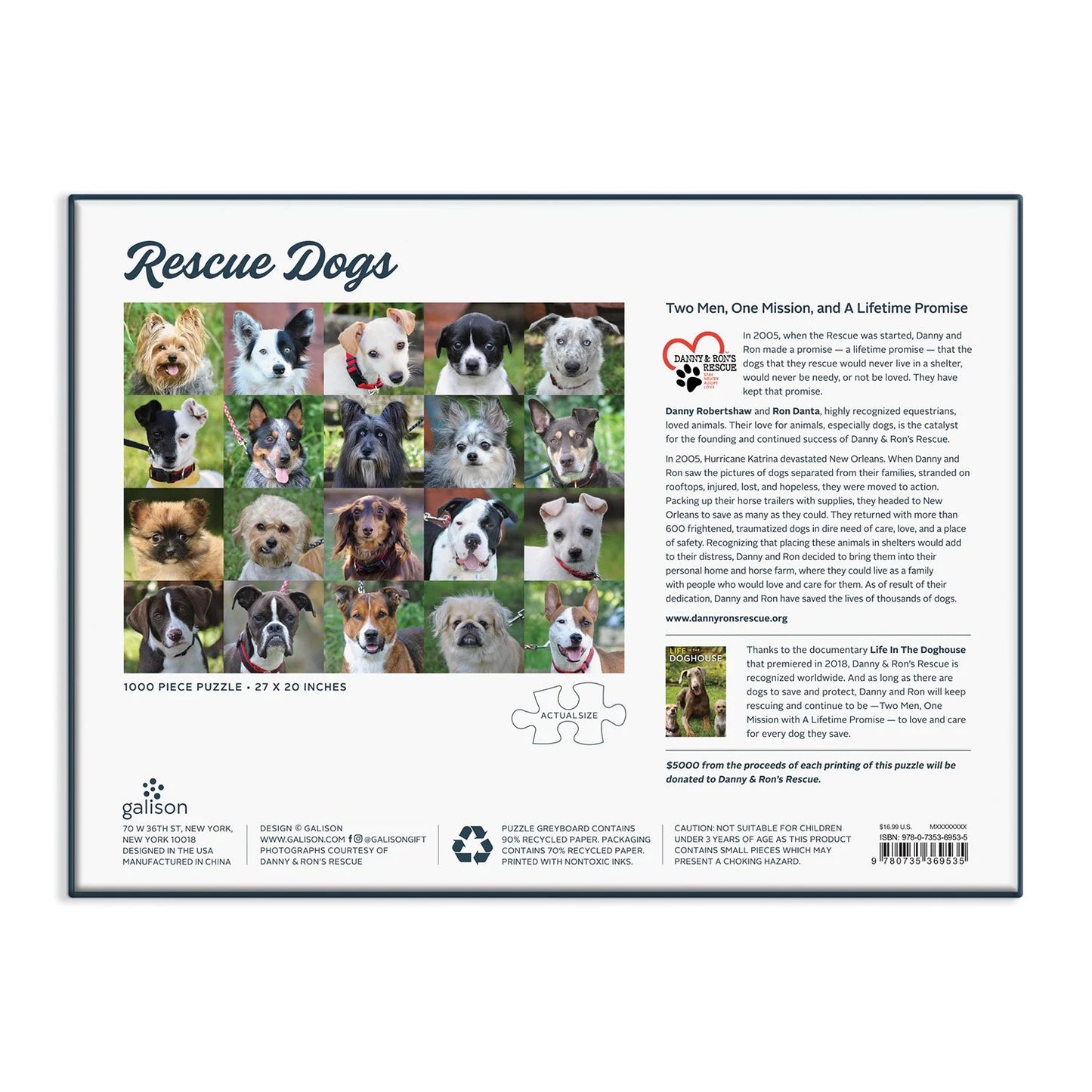 Rescue Dogs Puzzle (1000 pc) | Galison
