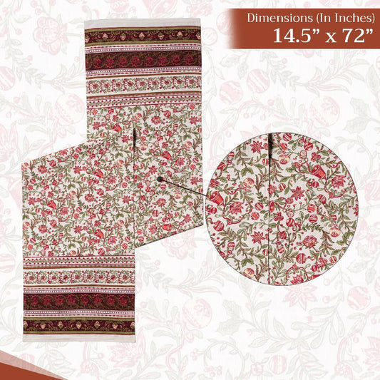 Reveillon Au Jardin Table Runner | Maison d'Hermine
