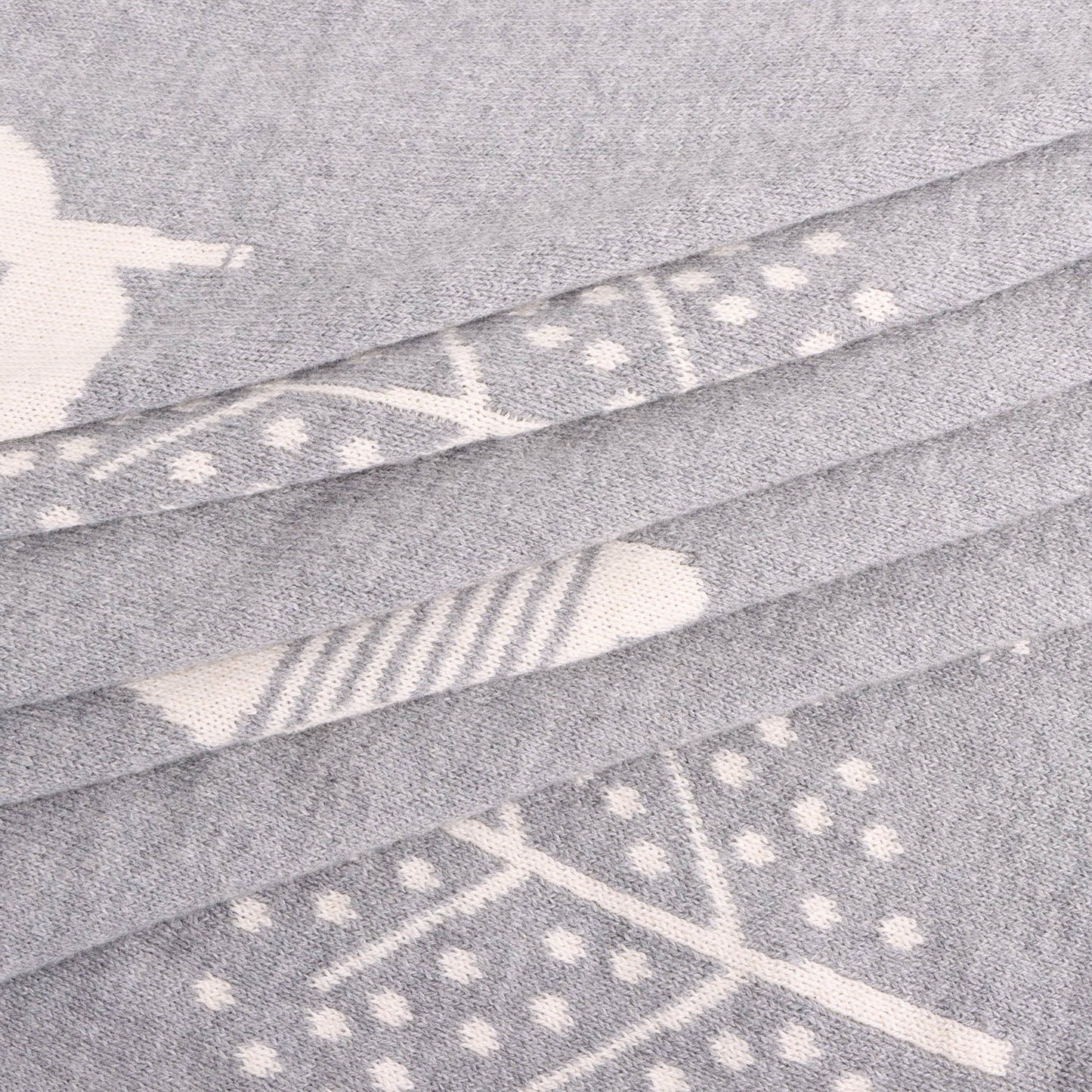 Into The Woods Knit Reversible Baby Blanket | Viverano Organics