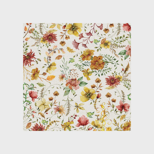 Fall Leaves & Flowers Tablecloth | Michel Design Works