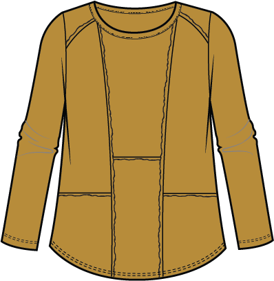 Cotton Pebble Shirttail Tunic | Habitat Clothing