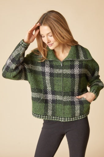 The Plaid Zip Jacket | Habitat Clothing