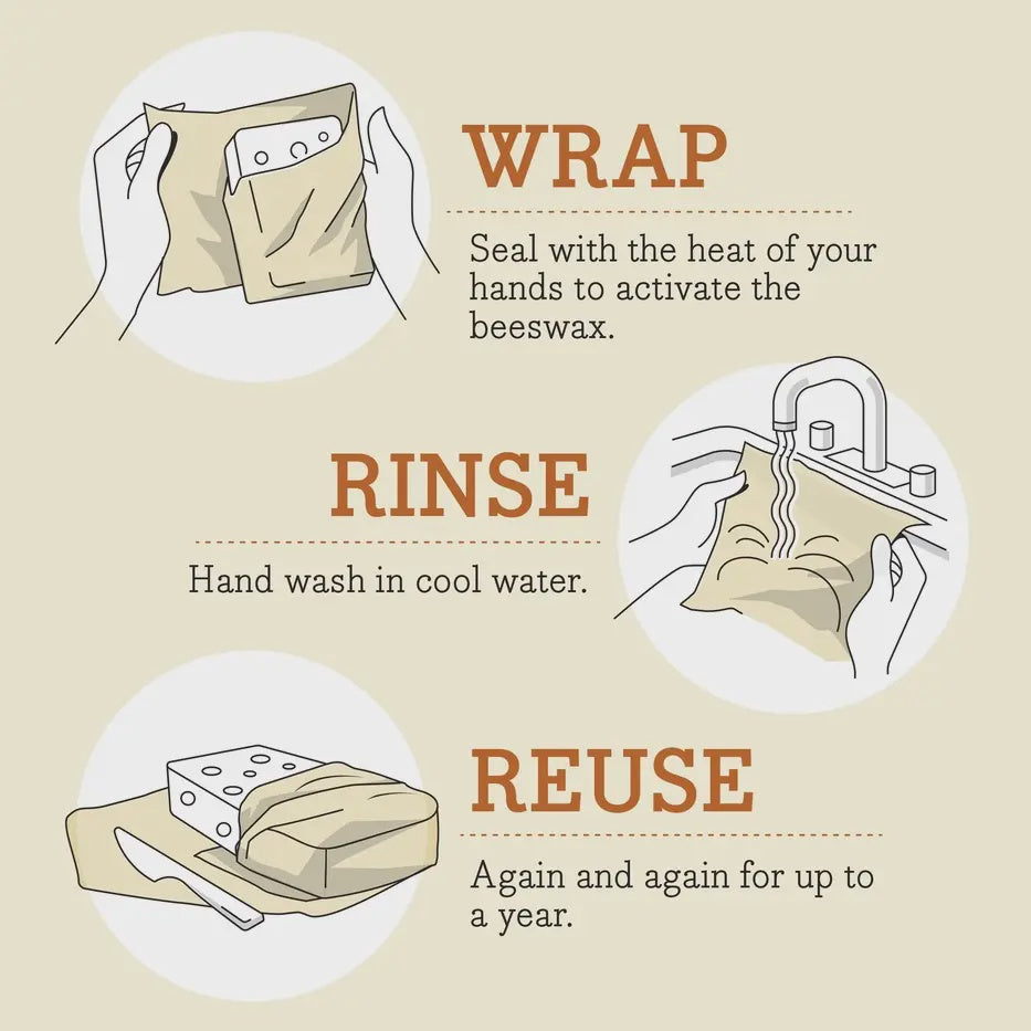 Snow Day Reusable Bread Wrap | Bee's Wrap