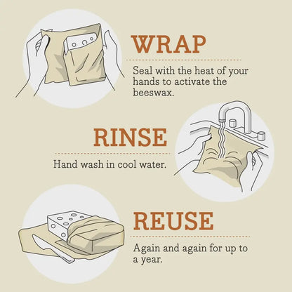 Snow Day Reusable Bread Wrap | Bee's Wrap