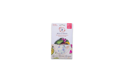 Snow Day Print Reusable Wrap - 3 Pack | Bee's Wrap
