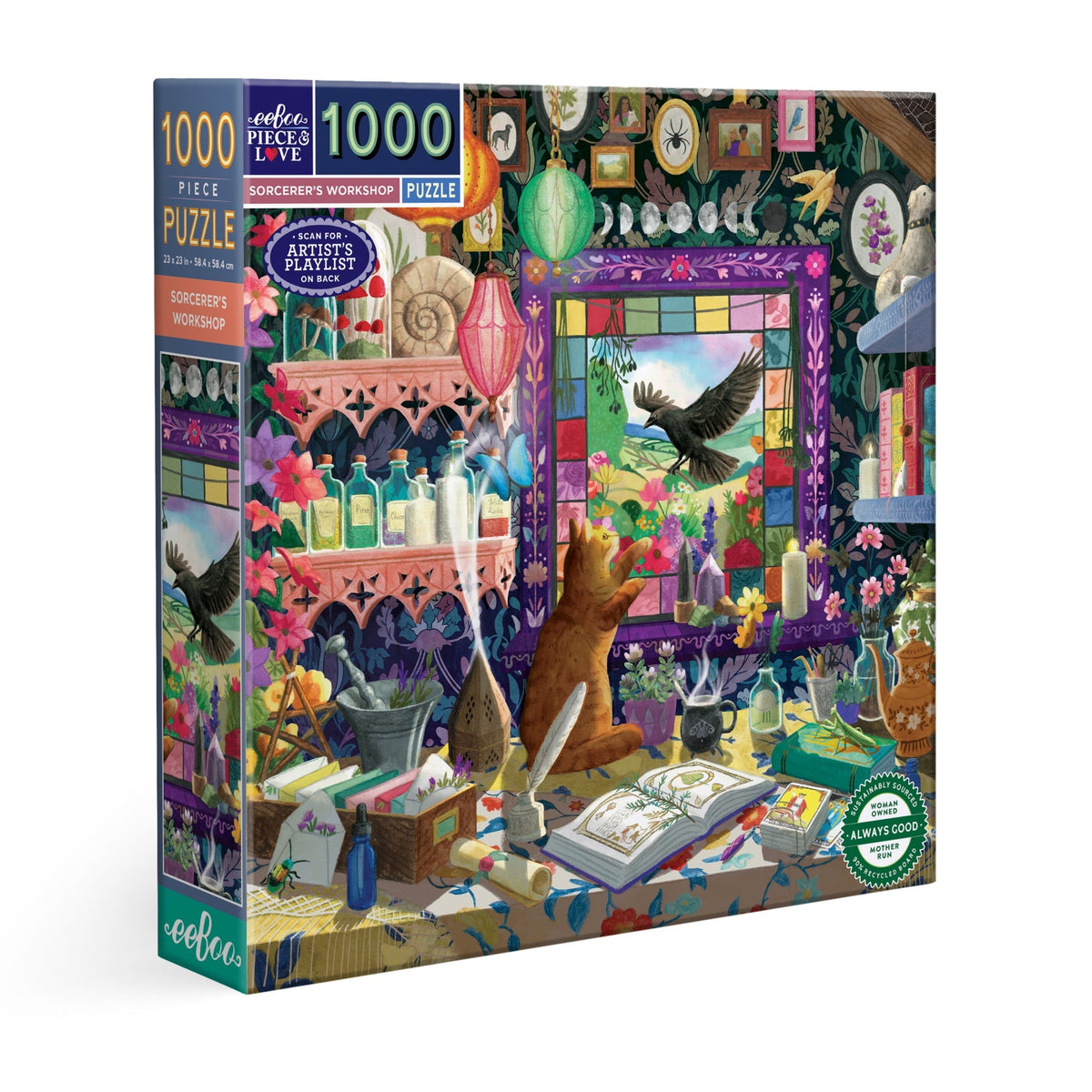 Sorcerer's Workshop Puzzle (1000pc) | Eeboo