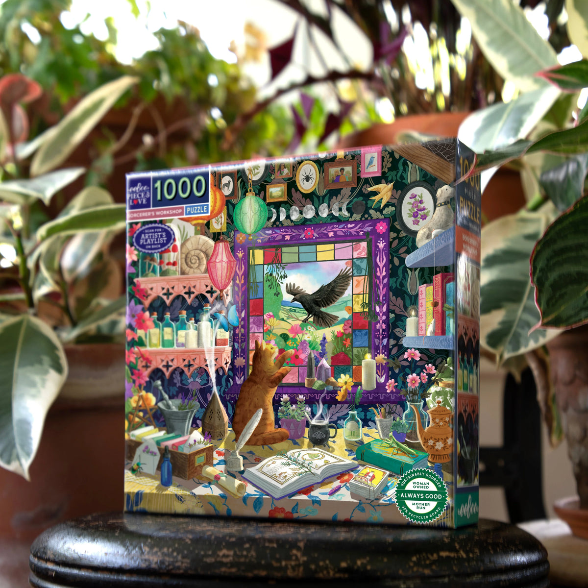 Sorcerer's Workshop Puzzle (1000pc) | Eeboo