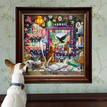 Sorcerer's Workshop Puzzle (1000pc) | Eeboo