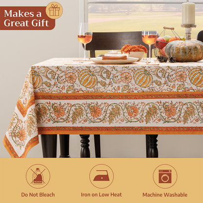 Pumpkin Spice Tablecloth | Maison d'Hermine