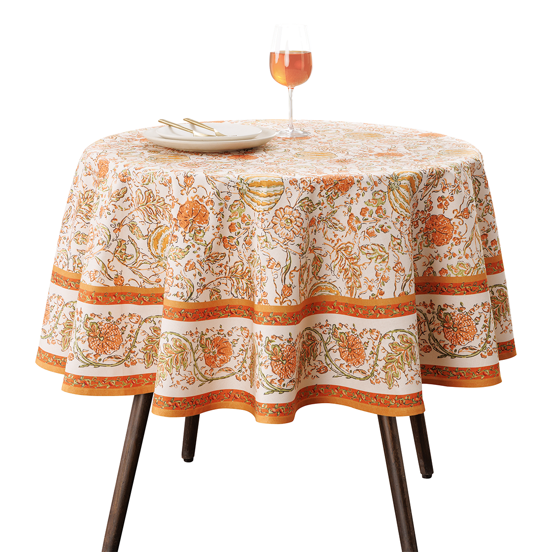 Pumpkin Spice Tablecloth | Maison d'Hermine