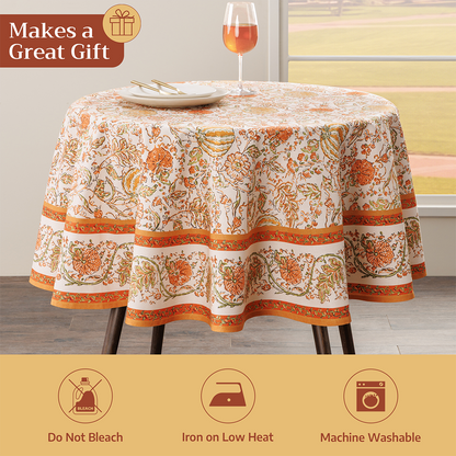 Pumpkin Spice Tablecloth | Maison d'Hermine