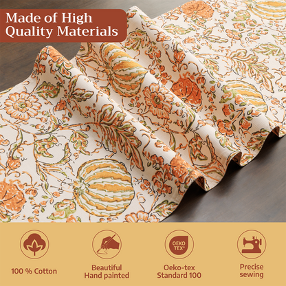 Pumpkin Spice Table Runner | Maison d'Hermine