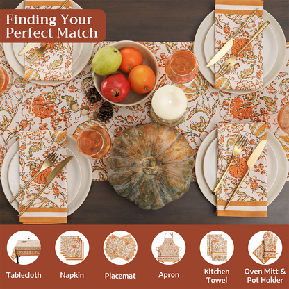 Pumpkin Spice Table Runner | Maison d'Hermine