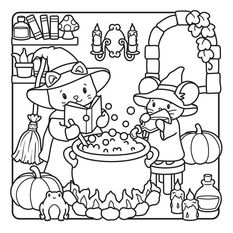 Not-So-Spooky Halloween Coloring Book | S&S