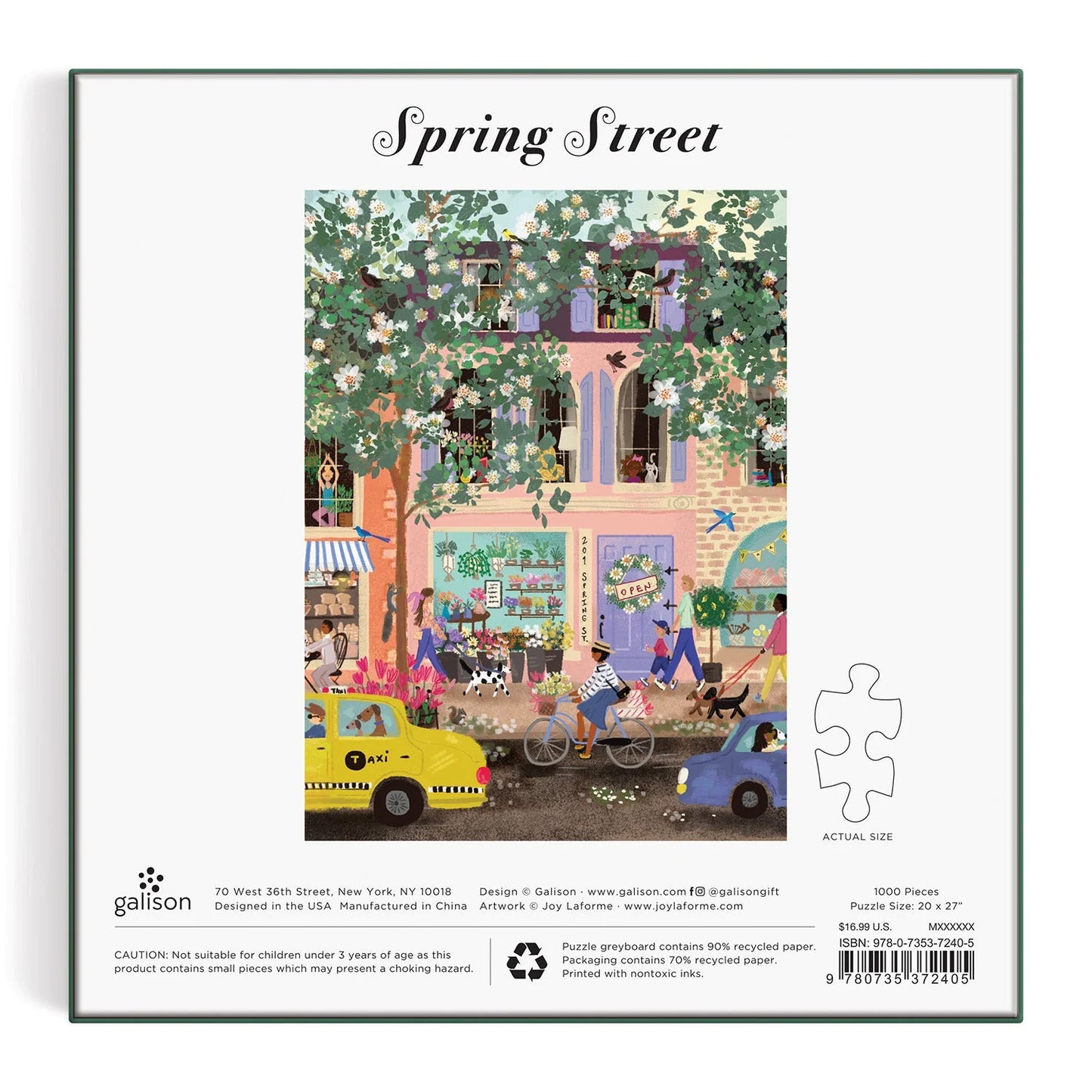 Spring Street Puzzle (1000 Piece) | Galison