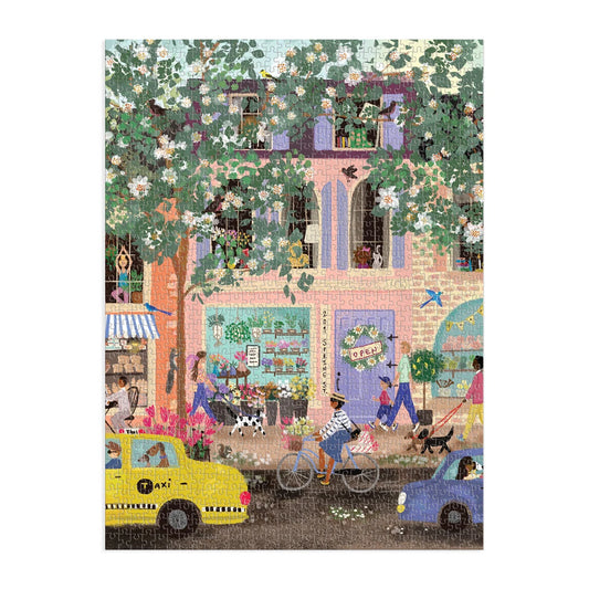 Spring Street Puzzle (1000 Piece) | Galison