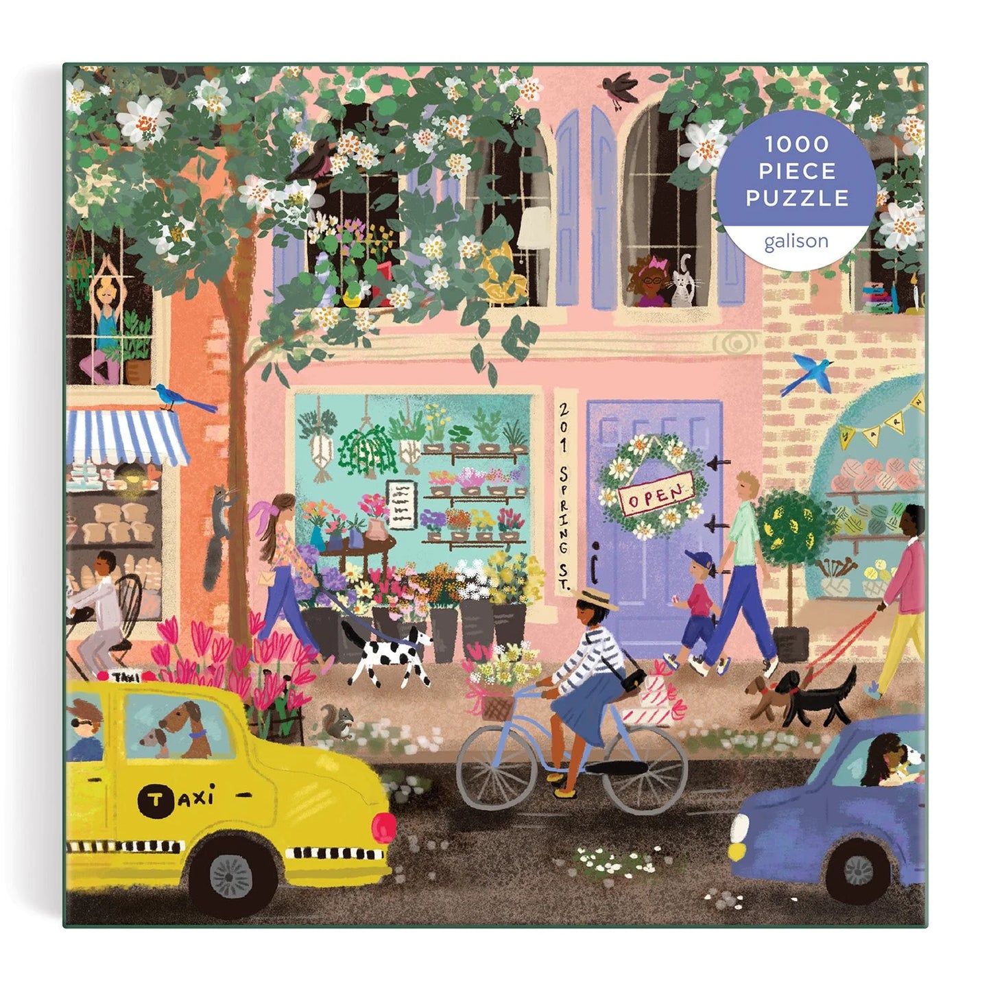 Spring Street Puzzle (1000 Piece) | Galison
