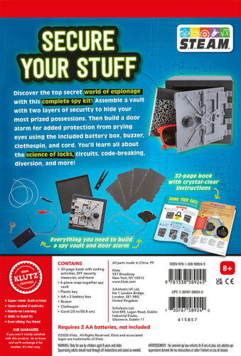 Maker Lab: Ultimate Spy Vault & Code Kit | Klutz
