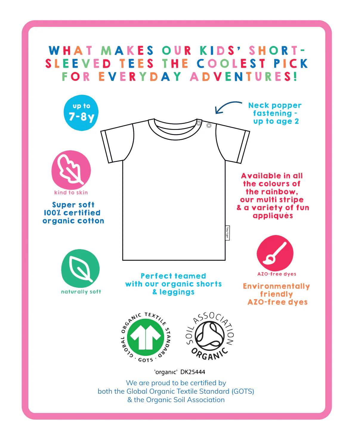 Cherry Print Tee | Toby Tiger Organic