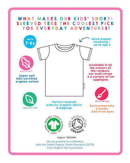 Cherry Print Tee | Toby Tiger Organic