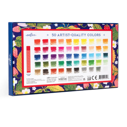 Strawberry Peeps Set of 50 Oil Pastels | Eeboo